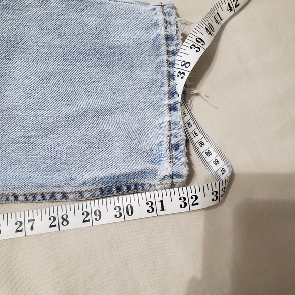 Vintage Levi's 505 Light Blue Denim Jeans 14L - Picture 6 of 10